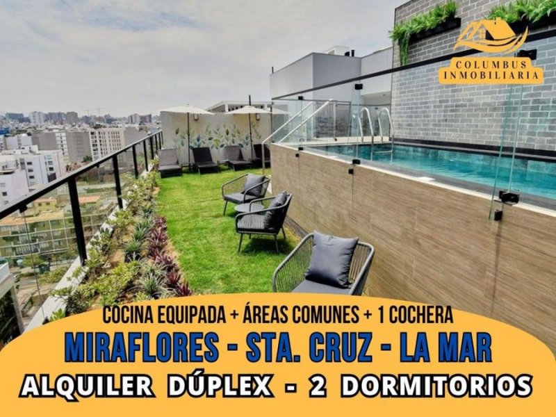 Departamento en Alquiler en Santa Cruz Miraflores, Lima