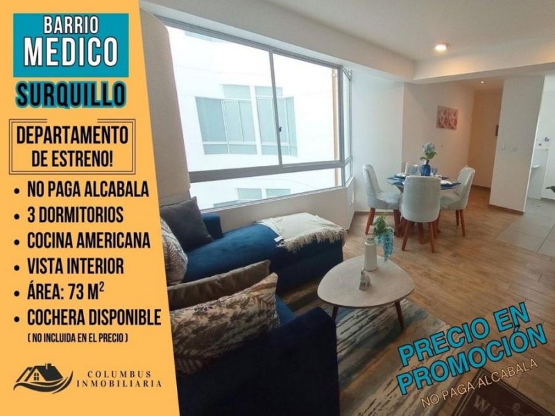 Departamento en Venta en Barrio Médico Surquillo, Lima