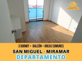 San Miguel MIRAMAR - Dpto de 3 dormitorios + Balcón + Áreas Comunes (Pre-Venta - vista exterior)