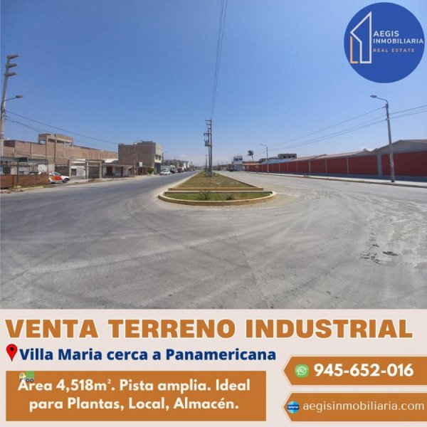 Terreno Industrial 4518m² Villa Maria Nuevo Chimbote