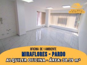 Oficina en Alquiler en Miraflores Miraflores, Lima