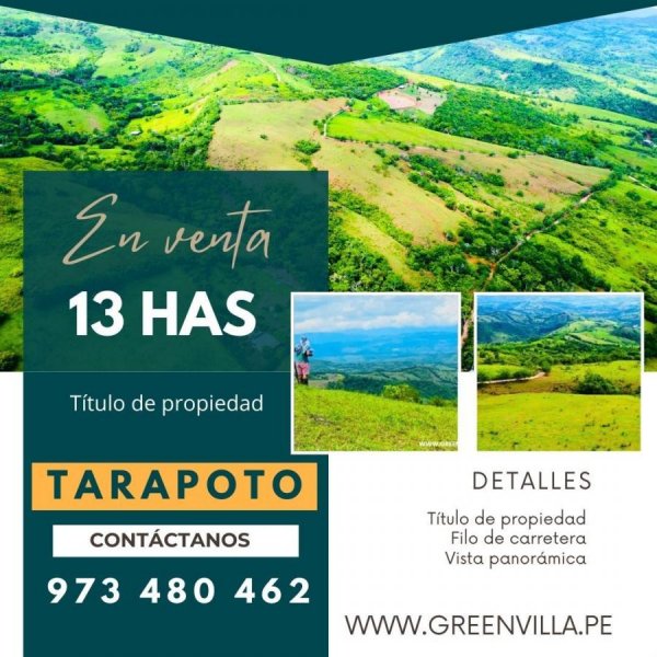 Terreno en Venta en Zapatero Tarapoto, San Martin