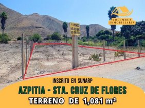 Terreno en Venta en Azpitia Santa Cruz De Flores, Canete