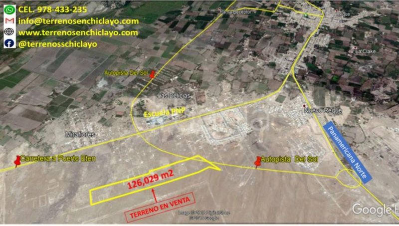 Foto Terreno en Venta en REQUE, CHICLAYO, Lambayeque - 12 hectareas - TEV27281 - BienesOnLine