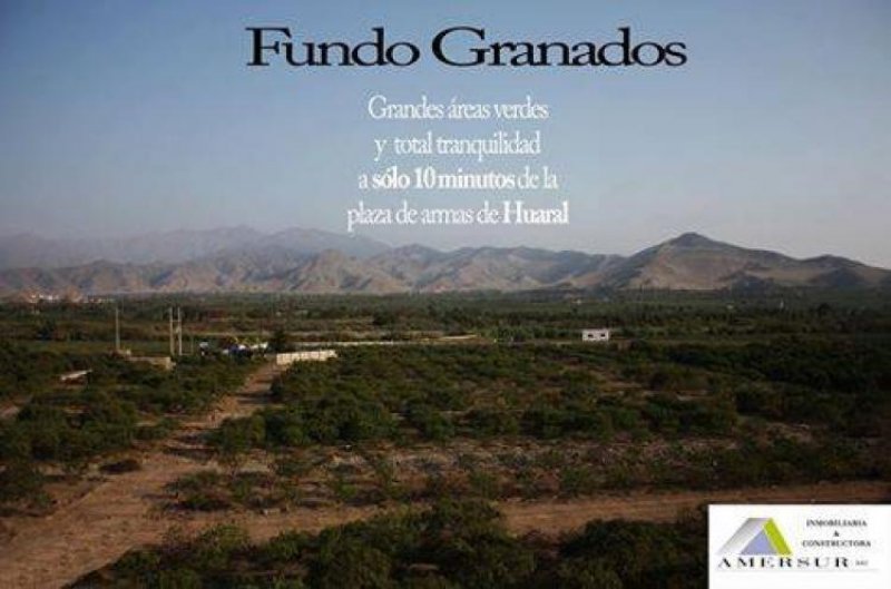 Foto Terreno en Venta en HUARAL, Huaral, Huaral - U$D 10.000 - TEV22774 - BienesOnLine