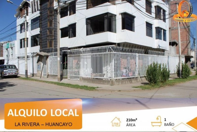 ALQUILER DE LOCAL COMERCIAL EN LA RIVERA - HUANCAYO