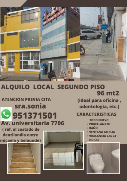 Local en Alquiler en Comas Av. Universitaria 7706, Comas Comas - Lima, Lima
