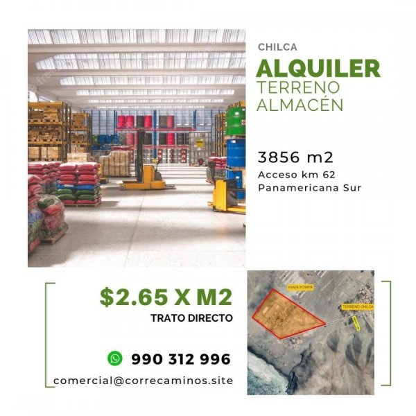 Deposito en Alquiler en Chilca Lima, Lima