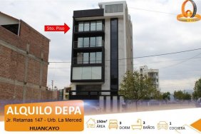 AMPLIO DEPARTAMENTO EN ALQUILER EN LA URB. LA MERCED, HUANCAYO