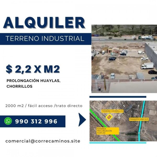 Terreno en Alquiler en Chorrillos Lima, Lima