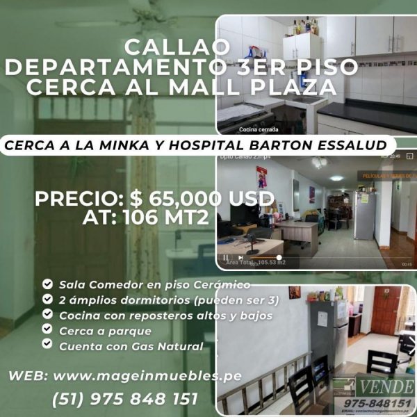 Foto Departamento en Venta en CALLAO, Callao, Callao - U$D 65.000 - DEV40197 - BienesOnLine