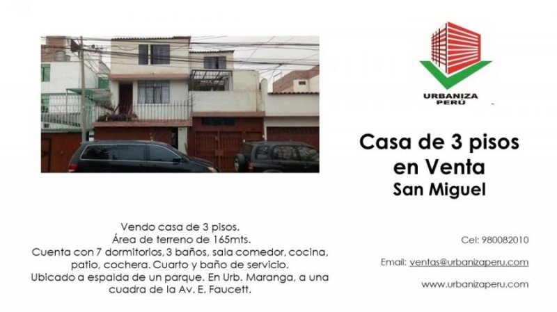 Foto Casa en Venta en San Miguel, Lima - U$D 260.000 - CAV34891 - BienesOnLine