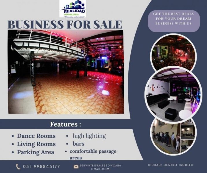 VENTA DE LOCAL DE EVENTOS Y TRASPASO DE MARCA  DE ALTO PRESTIGIO