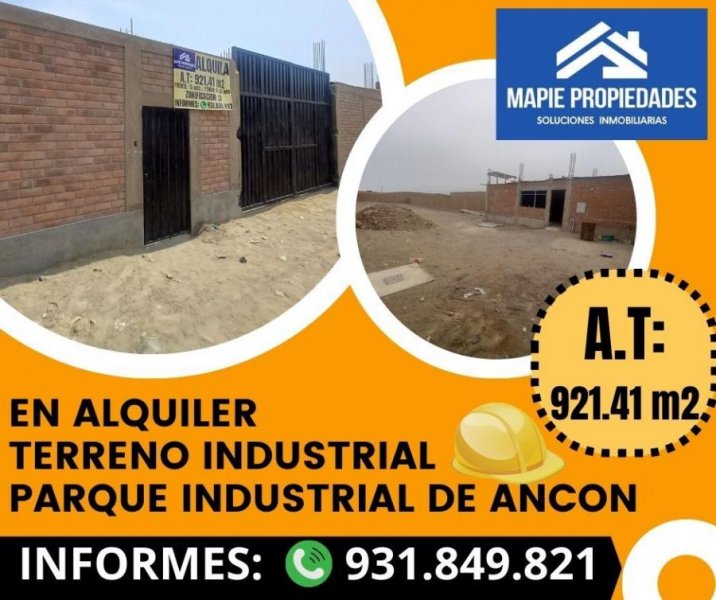 Industrial en Alquiler en Ancon Ancon, Lima