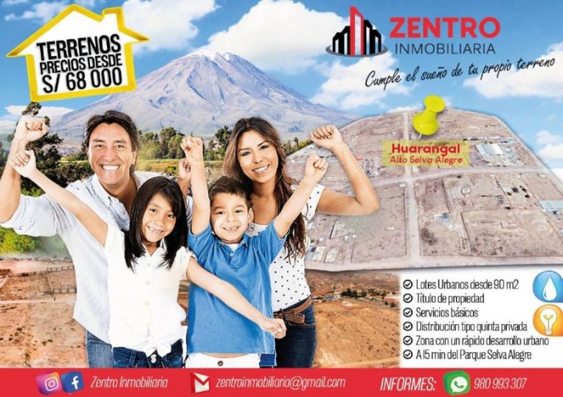Foto Terreno en Venta en Alto Selva Alegre, Arequipa, Arequipa - S/. 55.000 - TEV37145 - BienesOnLine