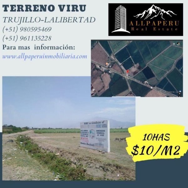Foto Terreno en Venta en Viru, Viru - 10 hectareas - U$D 1.000.000 - TEV30106 - BienesOnLine