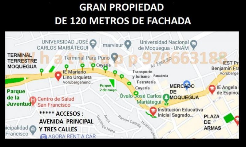 Edificio en Venta en Moquegua cercado Moquegua, Mariscal Nieto