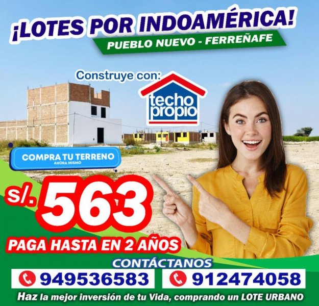 LOTES INDEPENDIZADOS EN FERREÑAFE