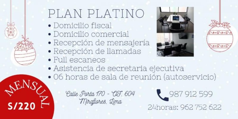 Foto Oficina en Alquiler en Miraflores, Miraflores, Lima - S/. 220 - OFA35066 - BienesOnLine