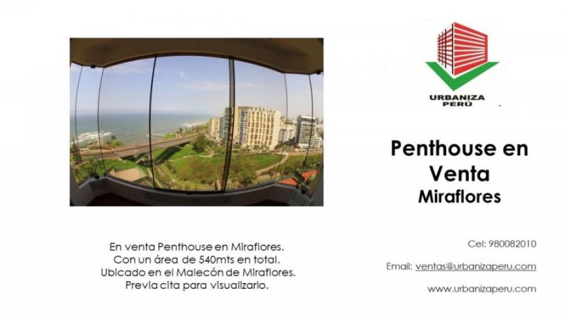 Departamento en Venta en  Miraflores, Lima