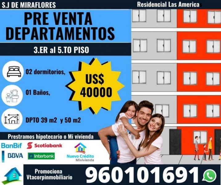 PRE VENTA SAN JUAN DE MIRAFLORES