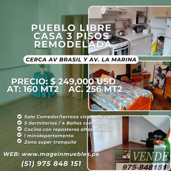 Casa en Venta en  Lima, Lima