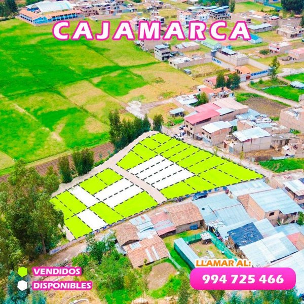 Terreno en Venta en Cajamarca Santa Bárbara, Cajamarca