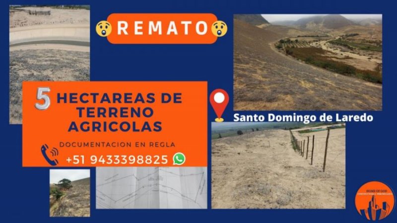 Remato 5 Hectáreas de Terreno Agrícolas  Documentación en Regla , 