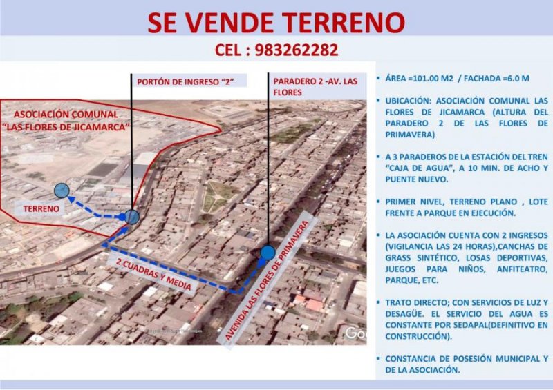 Terreno en Venta en SAN JUAN DE LURIGANCHO Lima, Lima