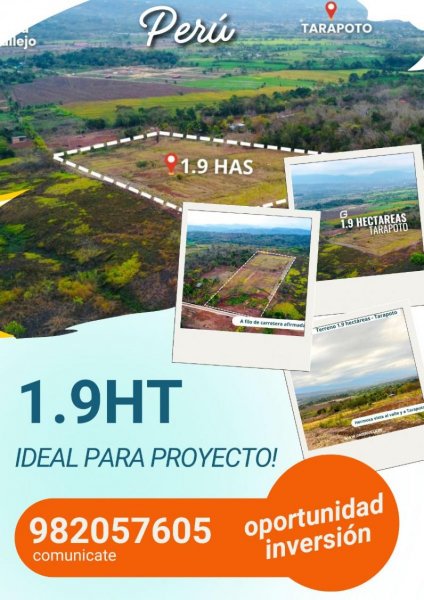 Foto Terreno en Venta en Tarapoto, San Martin - S/. 615.000 - TEV40162 - BienesOnLine