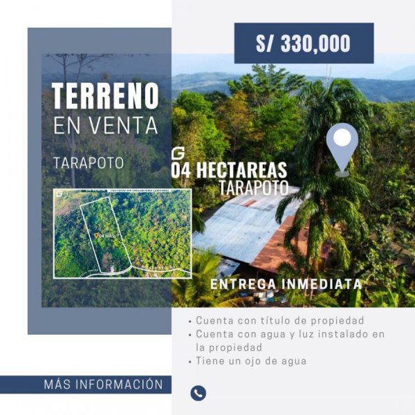 Terreno en Venta en Tarapoto Tarapoto, San Martin