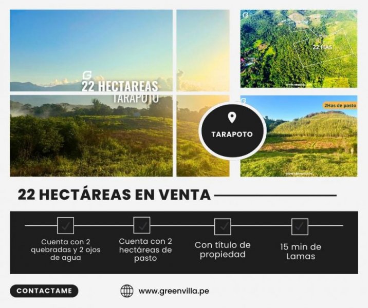Terreno en Venta en  Tarapoto, San Martin