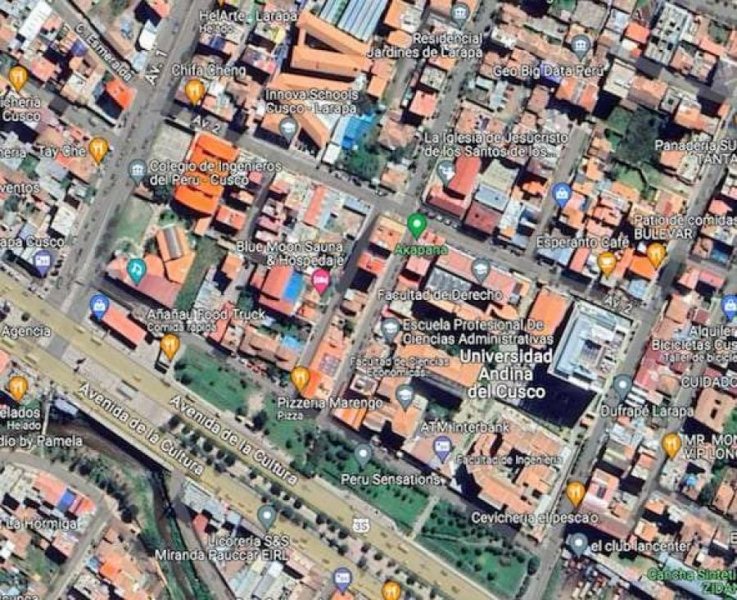 Terreno en VENTA en Larapa junto a la Universidad Andina de Cusco. Av. La Cultura