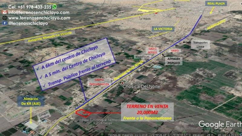 Foto Terreno en Venta en LA VICTORIA, CHICLAYO, Lambayeque - U$D 2.000.000 - TEV27287 - BienesOnLine