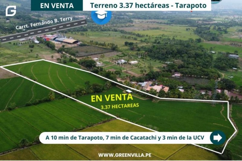 Terreno en Venta en  Tarapoto, San Martin