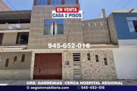 VENDO CASA 3 PISOS  URB GARDENIAS
