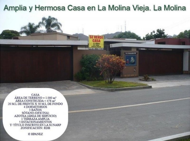 Casa en Venta en LA MOLINA La Molina, Lima