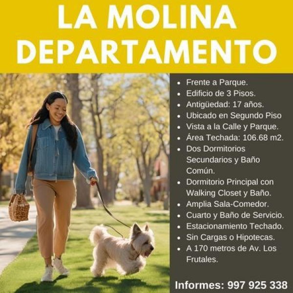 Departamento en Venta en  La Molina, Lima