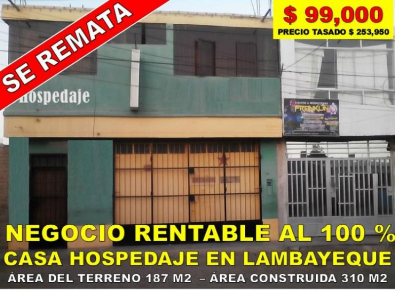 Foto Casa en Venta en LAMBAYEQUE, Lambayeque, Lambayeque - U$D 99.000 - CAV20071 - BienesOnLine