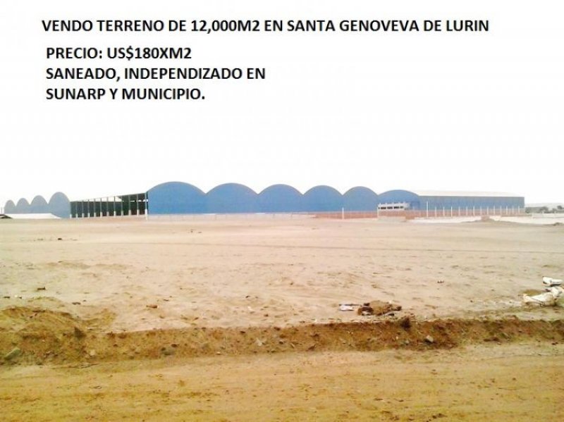 Foto Terreno en Venta en LURIN, Lima, Lima - U$D 2.160.000 - TEV17021 - BienesOnLine