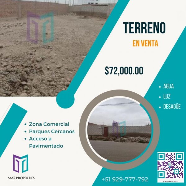 Terreno en Venta en Coronel Gregorio Albarracín Lanchipa Coronel Gregorio Albarracín Lanchipa, Tacna