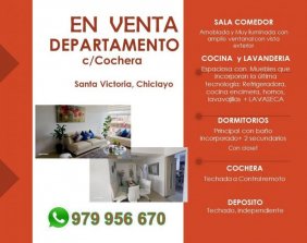 Departamento en Venta en Chiclayo Chiclayo, Chiclayo