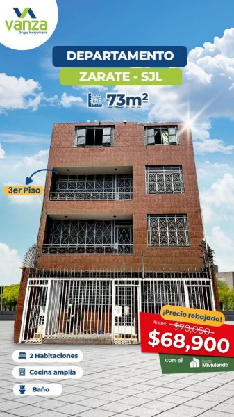 VENTA DE DEPARTAMENTO EN SJL, EL AGUSTINO, CONO NORTE