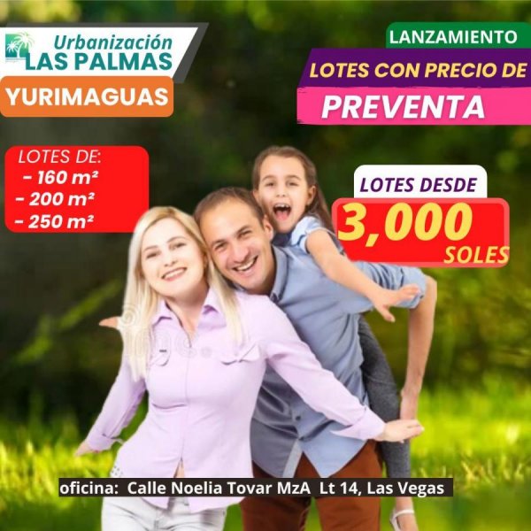 Terreno en Venta en  Yurimaguas, Alto Amazonas