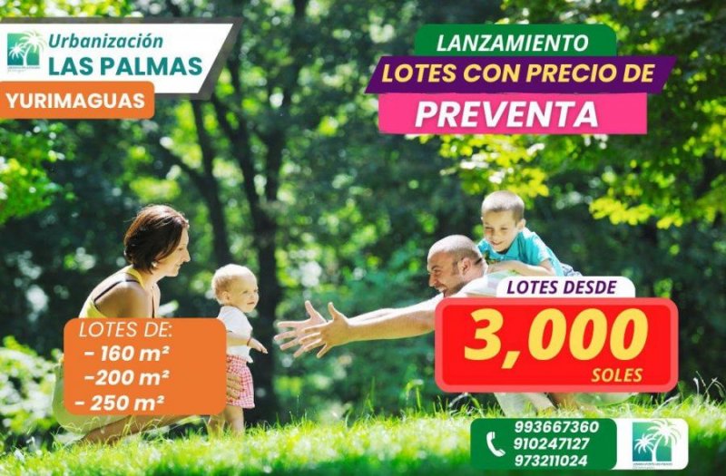 Terreno en Venta en  Yurimaguas, Alto Amazonas