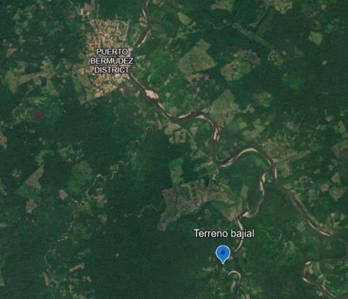 Venta de terreno 35 ha en Puerto Bermudez