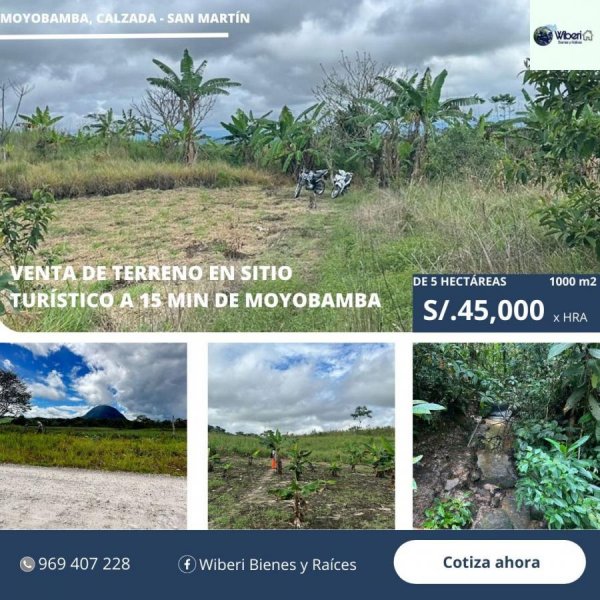 Venta de Terreno en sitio Turístico