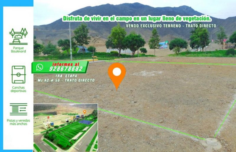 Terreno en Venta en  San Antonio de Pachacamac, Lima