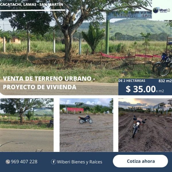 Venta de Terreno Urbano - Proyecto de Vivienda