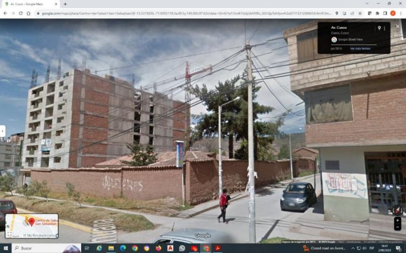 Venta terreno 1732 m2 San Sebastian Cusco  $ 1,250 x m2